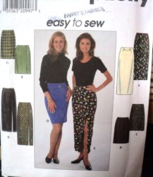 7881 EZ STRT SKIRTS LENGTHS,FROG/LACE OVRLAY OR NOT PATTERN 6-16
